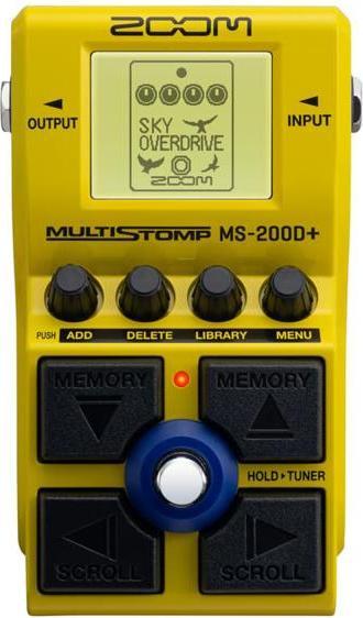 Zoom Effektgerät MS-200D+ für Gitarre mit Kabel (Gitarre)