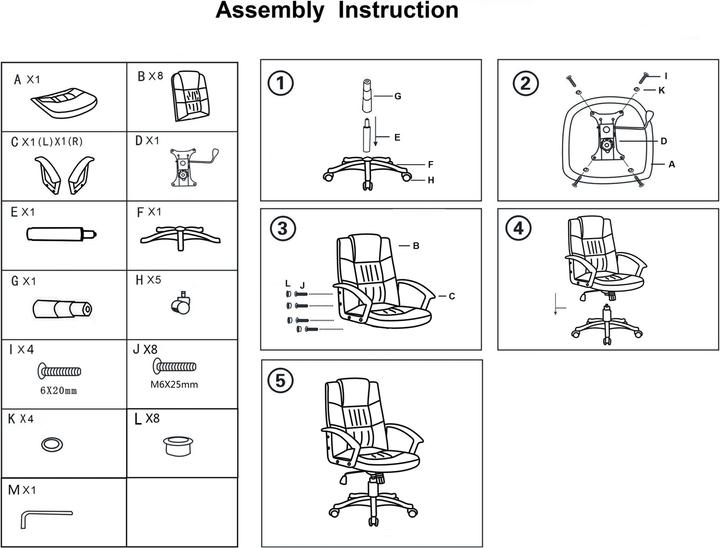 Image du produit HTI-Line Fauteuil de direction