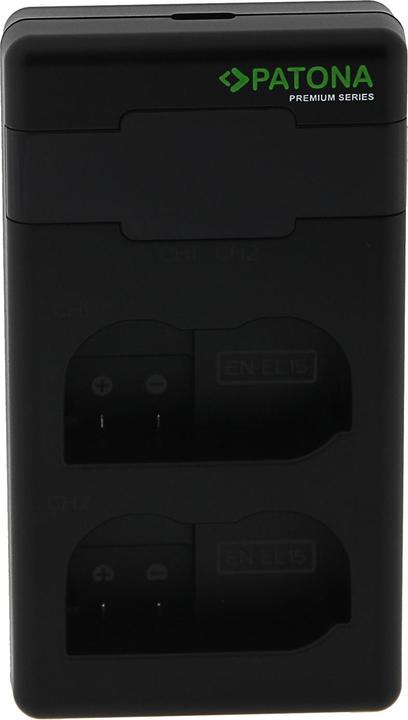 Image du produit Patona Premium Twin Charg. Nikon EN-EL15 (Chargeur de batterie d'appareil photo)