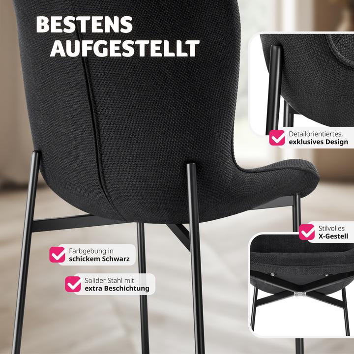 Immagine prodotto tectake Polsterstuhl Tessa