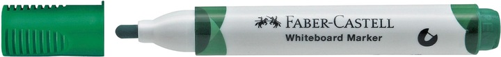 Actual product image Faber-Castell Marker Whiteboard W20 grün 10 Stück (Green, 2 mm, 1 x)