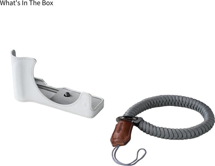 Produktbild SmallRig Leather Half Case Kit Weiss