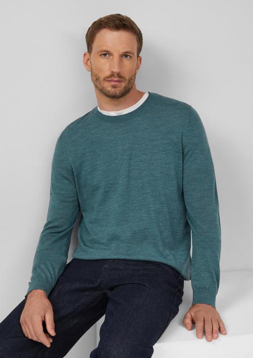 Produktbild s.Oliver Strickpullover Strickpullover aus reiner Merinowolle (L)