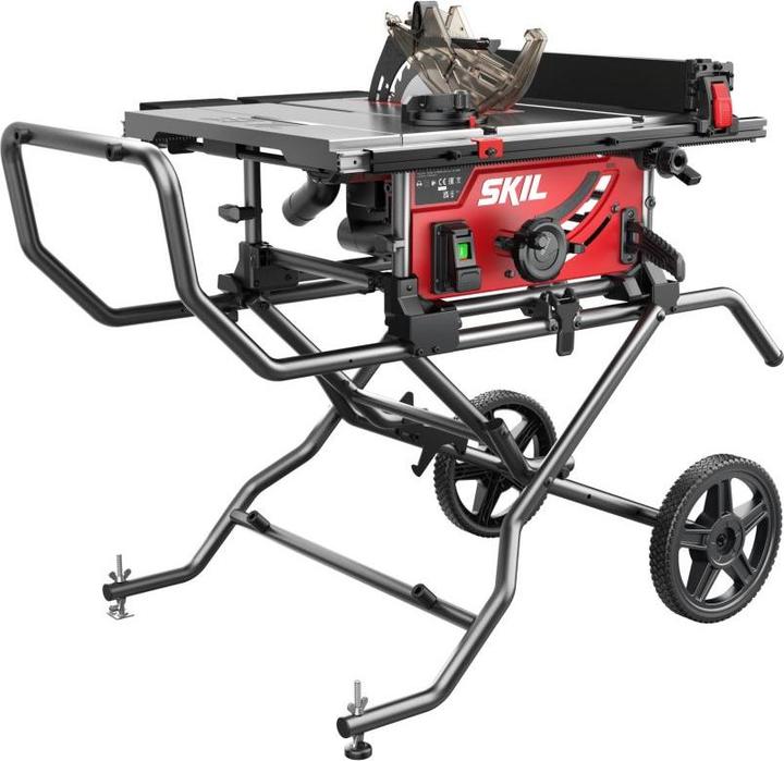 Skil BT1E1343AA Tischsäge mit klappbarem und mobilem Sockel 254mm 2000W