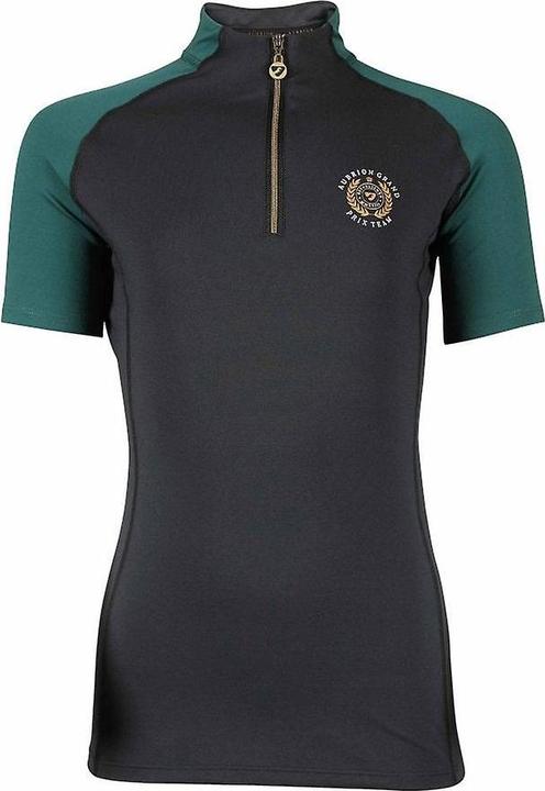 Immagine prodotto Aubrion Team Maglietta di Base Cerniera ad un quarto Maniche Corte Ragazze (146, 152)