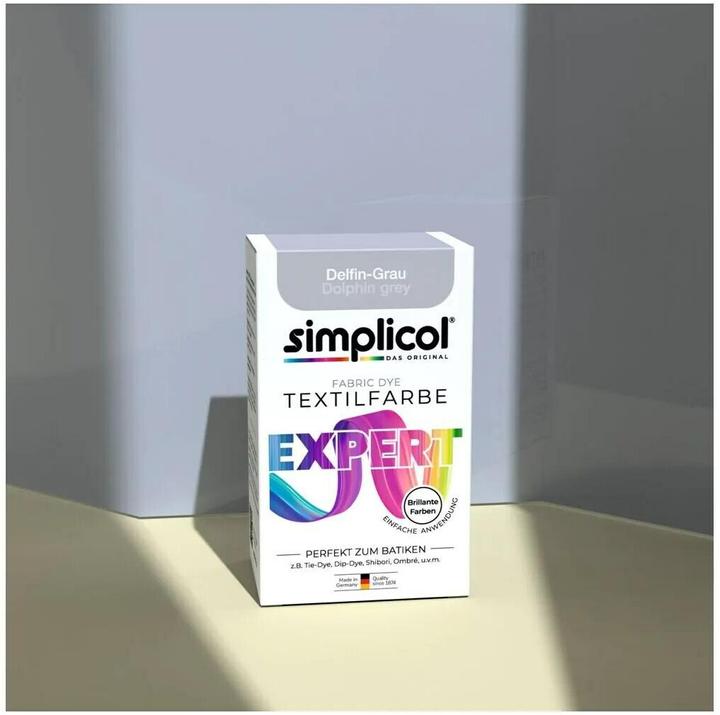 Immagine prodotto Simplicol Textilfarbe expert (Grigio delfino, 150 ml)