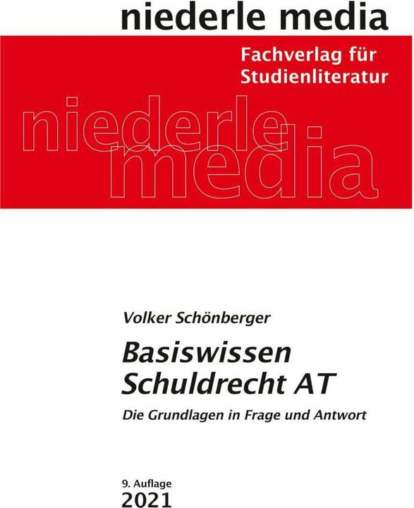 Produktbild Basiswissen Schuldrecht AT (Deutsch, Volker Schönberger, 2022)