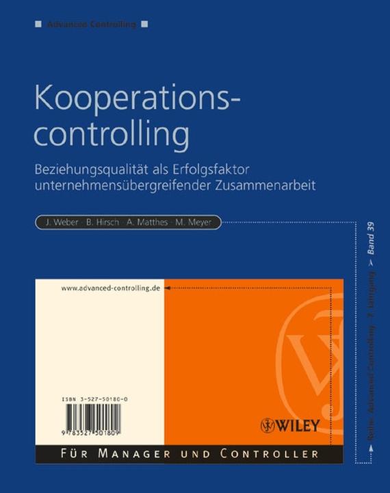 Actual product image Kooperationscontrolling (German, Jürgen Weber, 2005)