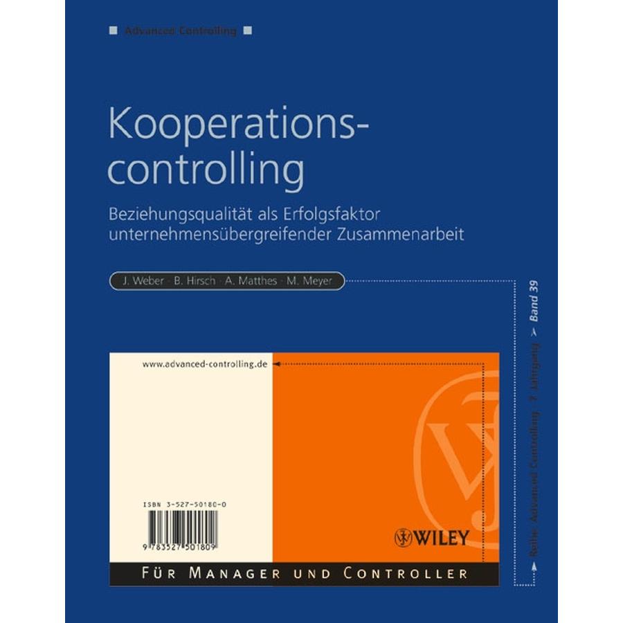 Kooperationscontrolling, Fachbücher