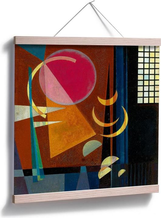 Actual product image Trenddeko Kandinsky - Sharp and calm (100 x 100 cm)