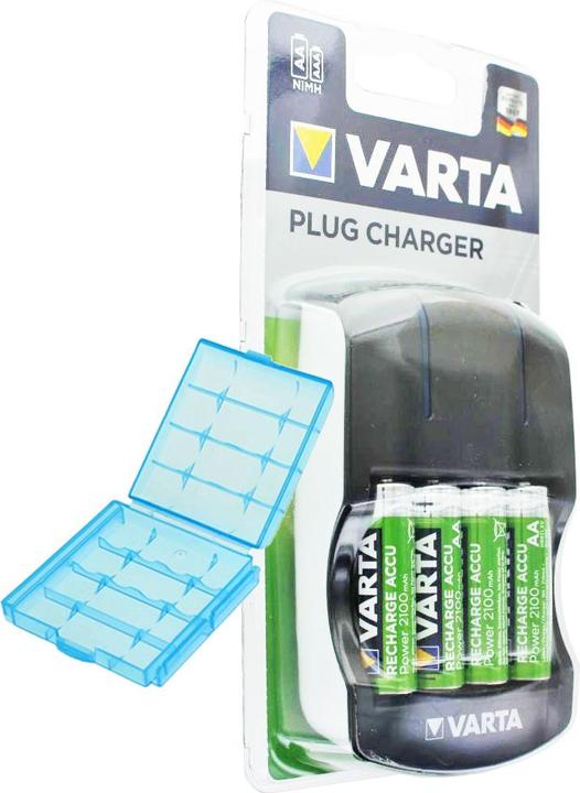 Produktbild Varta Easy Energy Stecker-Ladegerät inklusive 4 Stück Mignon AA Ready2use 2100mAh Akku (4 Stk., 2100 mAh, Ladegerät inkl. Akku)