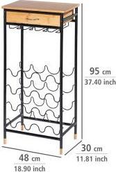 Productafbeelding Wenko Wijnrek (48 x 30 x 95 cm, 16 Fl.)