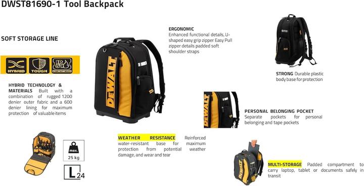 Immagine prodotto DeWalt Zaino