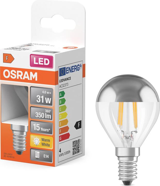 Actual product image Osram CLP FIL Mirror (E14, 350 lm, 1 x)