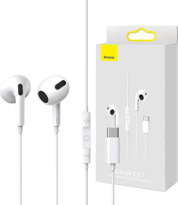 Actual product image Baseus Encok C17 (No noise cancellation, Cable)