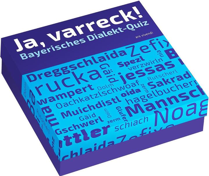 Actual product image Yes, varreck! Bavarian dialect quiz (German)