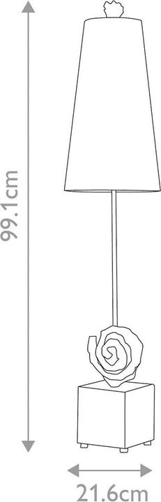 Image du produit Flambeau Lampe de table à tourbillon