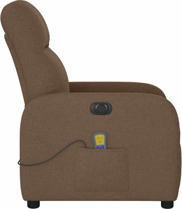 Immagine prodotto VidaXL Sedia da massaggio elettrica in tessuto marrone