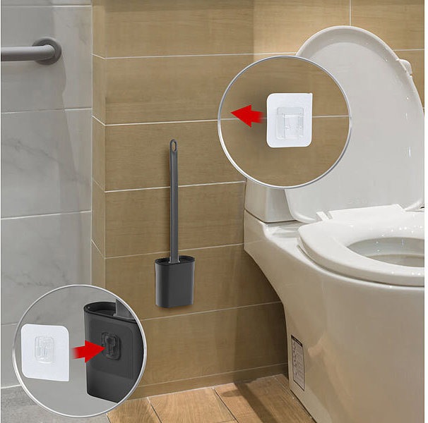 Produktbild BadeStern 2er-Set WC-Silikonbürsten
