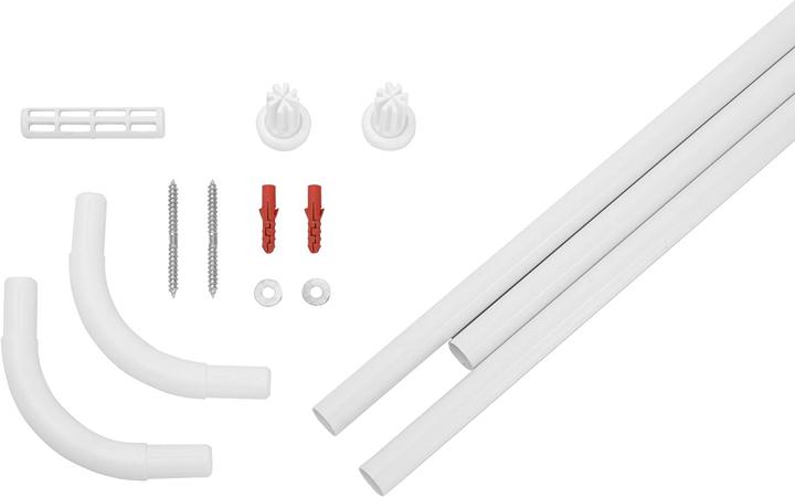 Produktbild Ridder Winkelstange, Universal-Duschstange Ø 20 mm Weiss