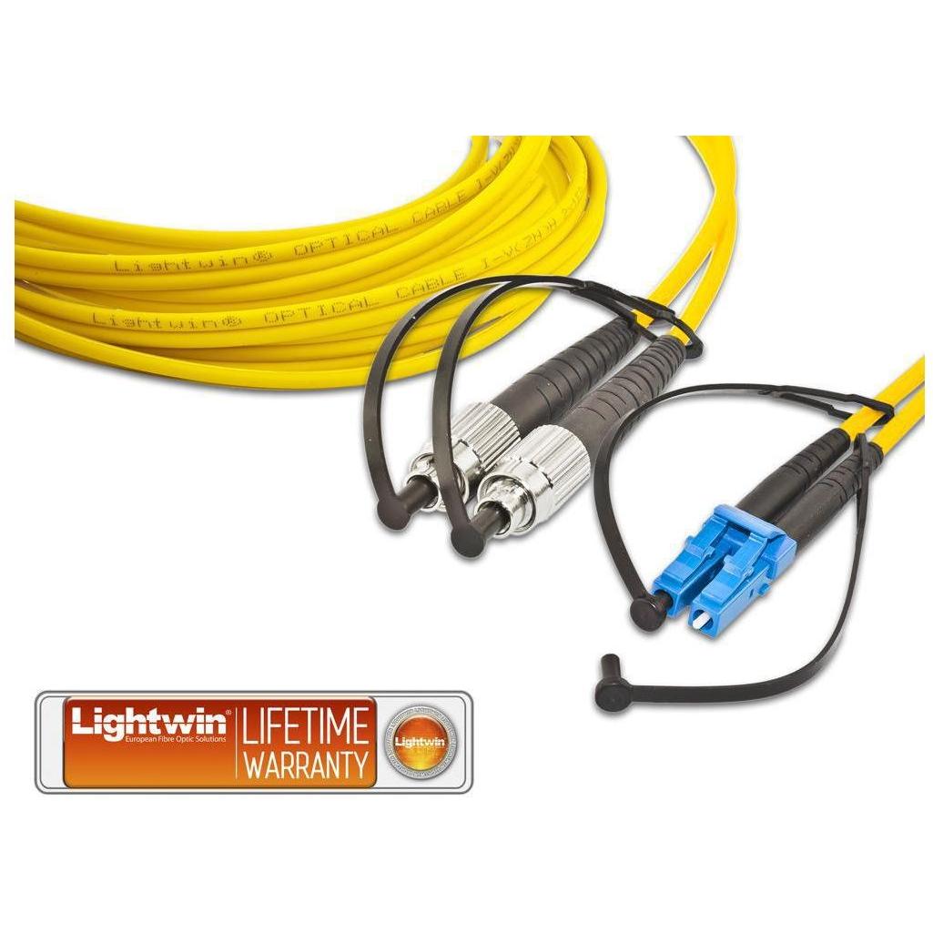 Lightwin LWL HQ Duplex Patchkabel, 1m (1 m), Netzwerkkabel