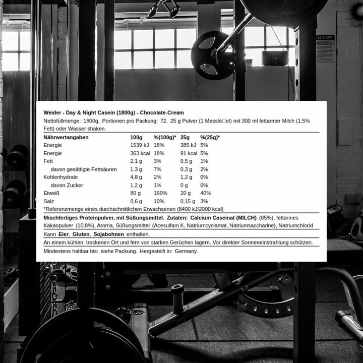 Immagine prodotto Weider 100% caseina (Cioccolato, Pomata, 1 x, 1800 g)