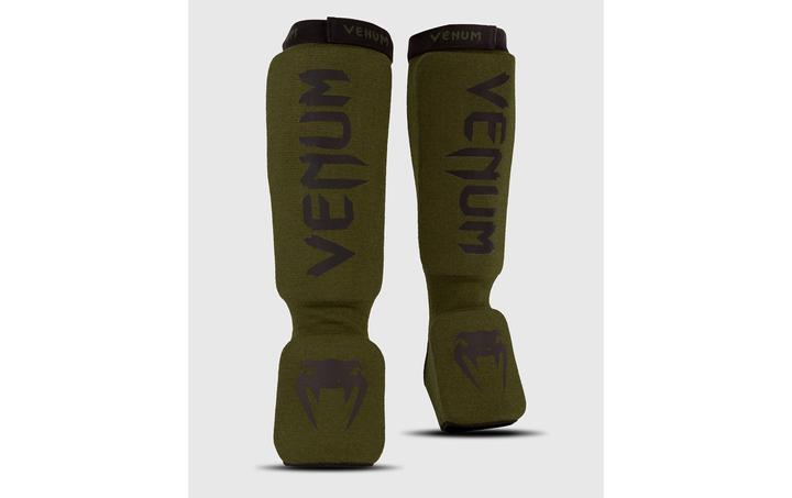 Image du produit Venum Kontact Shin Guards - Khaki/Black (L)