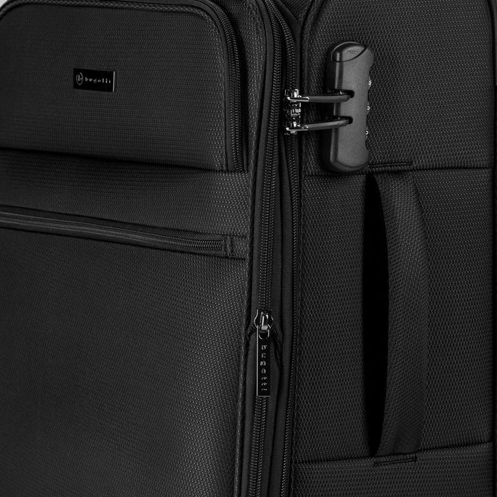 Produktbild Bugatti Valencia Soft 4 Rollen Kabinentrolley S 54.5 cm mit Dehnfalte (35 l)