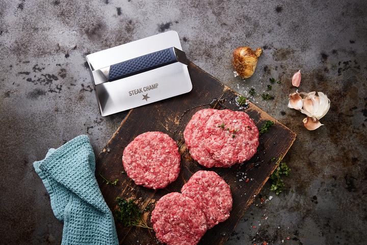 Actual product image Steakchamp Presse à burger XXL avec poignée en plastique