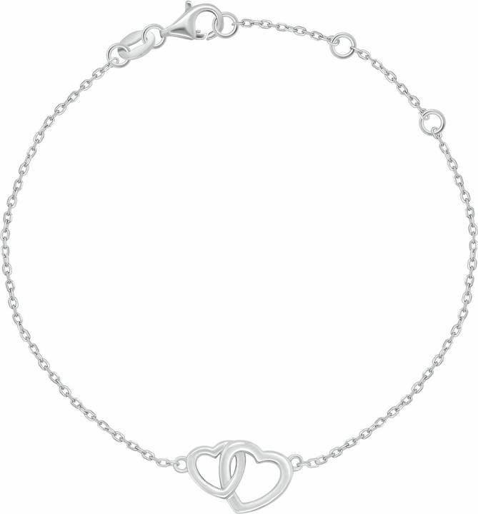 Immagine prodotto Brilio Silver - Romantic silver bracelet with hearts BRC242W (Argento)