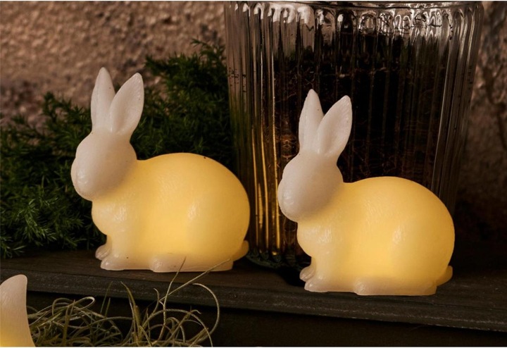 Produktbild Sirius LED-Tischdeko Elin Hase, 2er Set, 10 cm