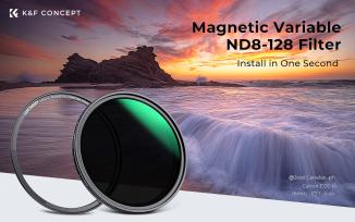 Productafbeelding K&F Concept Concept Nano X No Fork ND8-128 magneetfilter - 72 mm (72 mm, ND / grijsfilter)