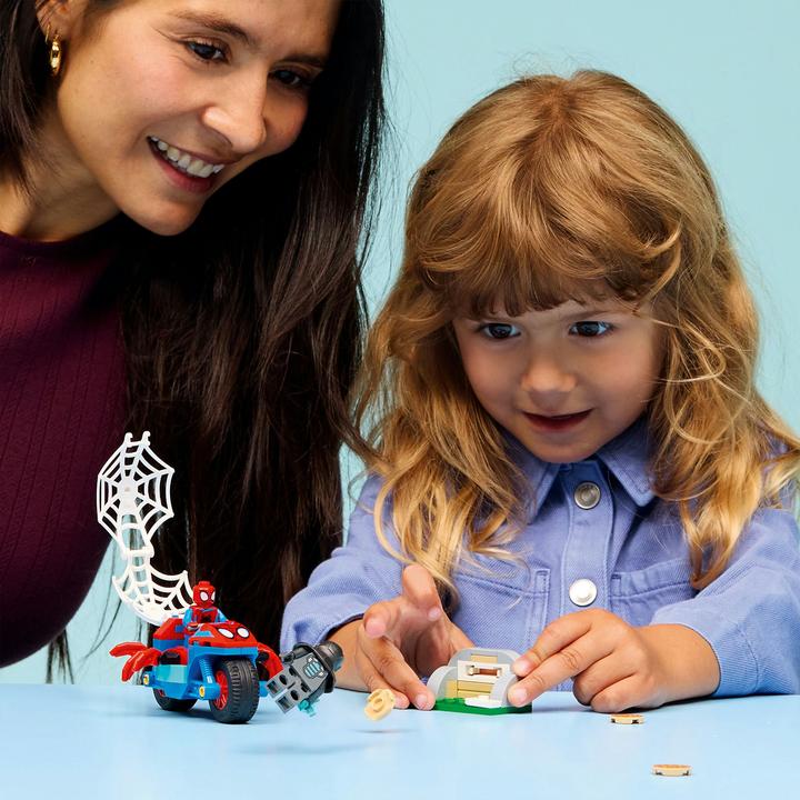 Produktbild LEGO Spidey auf Motorrad vs. Rhino (LEGO Marvel)