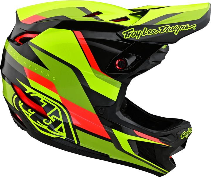 Produktbild Troy Lee Designs D4 Carbon MIPS Helm, Omega, black/yellow, XL | 60-61cm (60 - 61 cm)