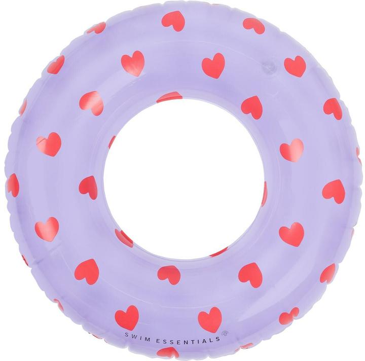Swim Essentials The Essentials B.V. Swimming ring purple hearts 55 cm