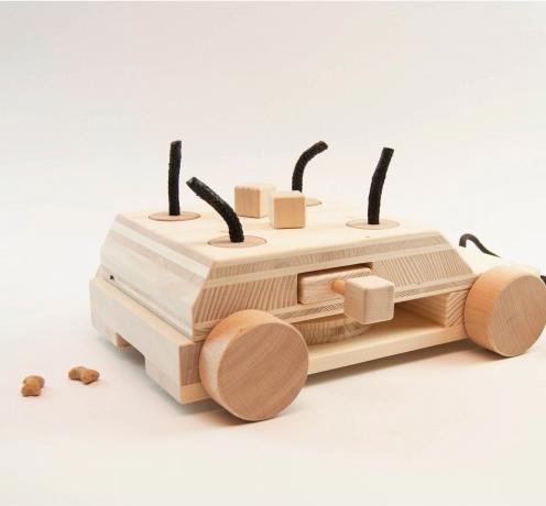 Produktbild Hundespiele.ch Hundespiele aus Holz Auto (Intelligenzspielzeug Hund)