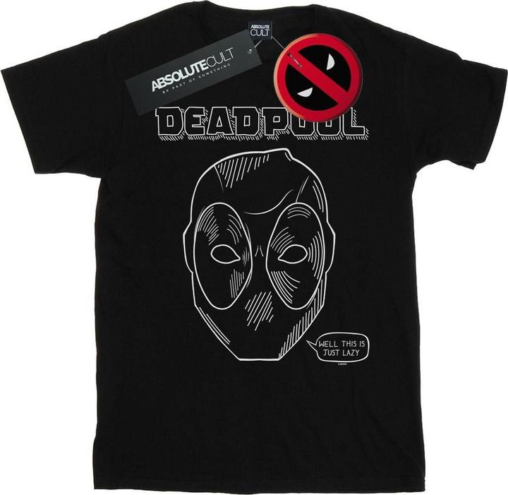 Immagine prodotto Deadpool This Is Just Lazy Maglietta Uomo (5XL)