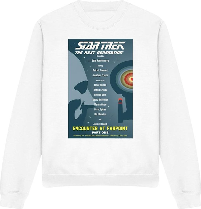 Immagine prodotto The Next Generation Season 1 Episode 1 Felpa Adulto Unisex (XL)