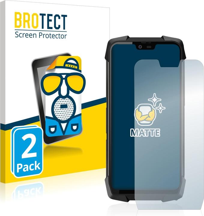 Produktbild BROTECT Entspiegelungs-Schutzfolie Displayschutz Matt (2 Stück, Blackview BV9700 Pro)