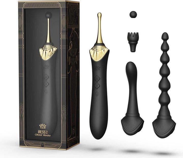 Actual product image Zalo Bess 2 Clitoral Massager Velvet Purple