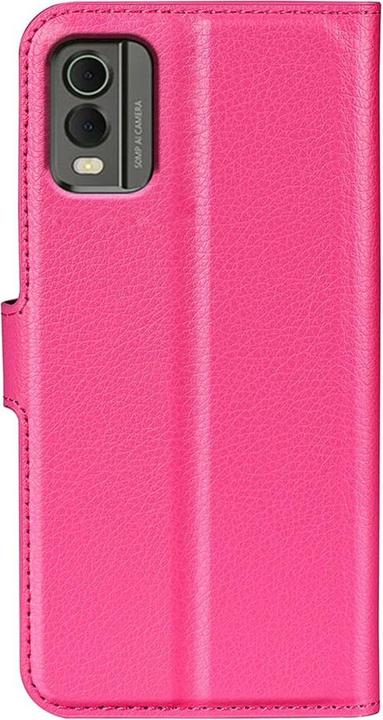 Actual product image Cover-Discount Nokia C32 - Leather Case Cover pink (Nokia C32)