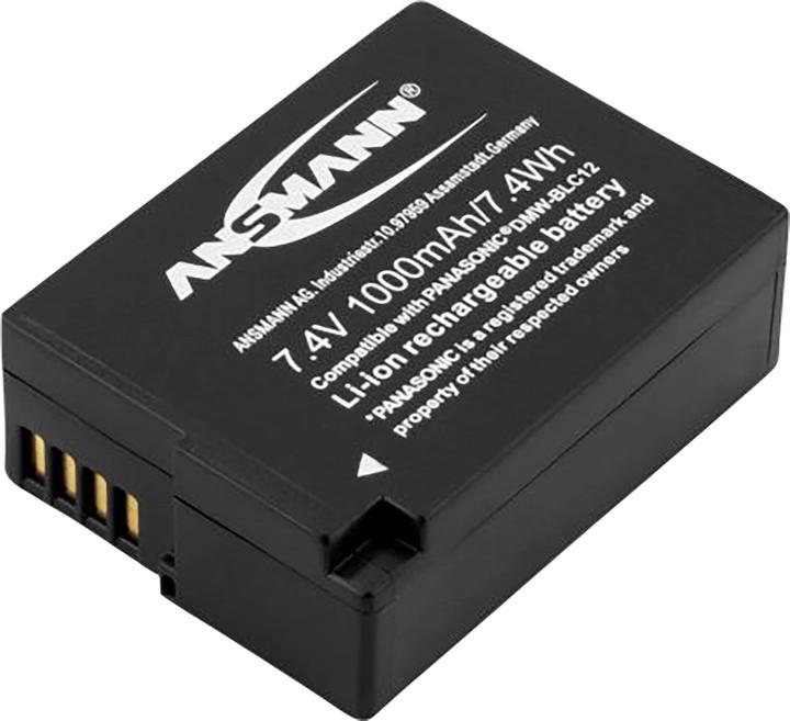 Actual product image Ansmann A-Pan DMW-BLC12 1000mAh 7,4V (Camera battery)