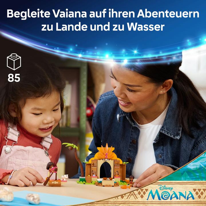 Produktbild LEGO Vaianas Hütte und Boot (43282, LEGO Disney)