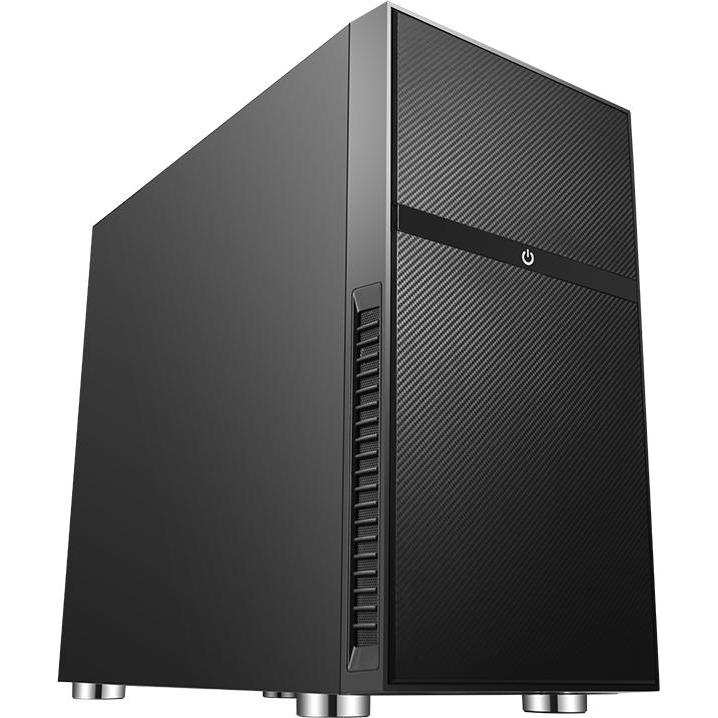 Itek Boitier Mini Tour Micro ATX compatible Exent 3M Evo (Noir) (mATX, Mini-ITX), PC Gehäuse, Schwarz