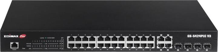 Actual product image edimax Switch Pro 24x GE GS-5424PLC V3 (POE) (24 ports)