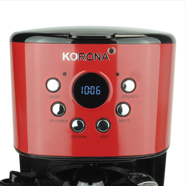 Actual product image Korona Coffee machine - Retro red - 4053035106670
