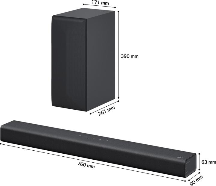 Produktbild LG S60Q (50 W, 2.1 Kanal)