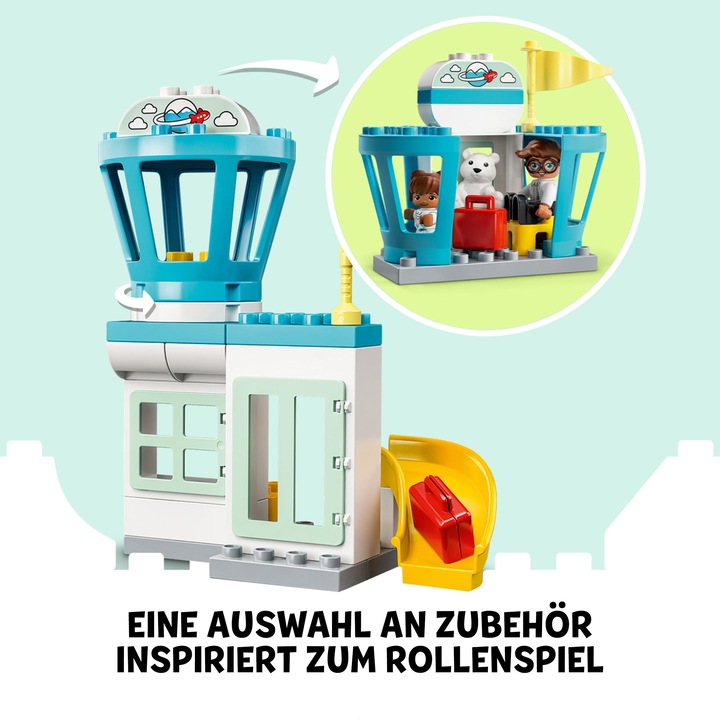 Produktbild LEGO Flugzeug und Flughafen (10961)
