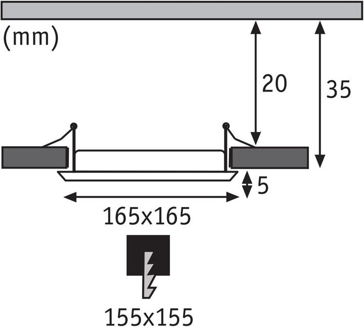 Produktbild Paulmann Einbaupanel Quality Line (780 lm)