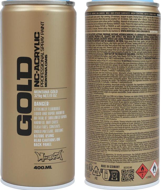 Immagine prodotto Montana Cans Oro (Blu, 0.40 l)